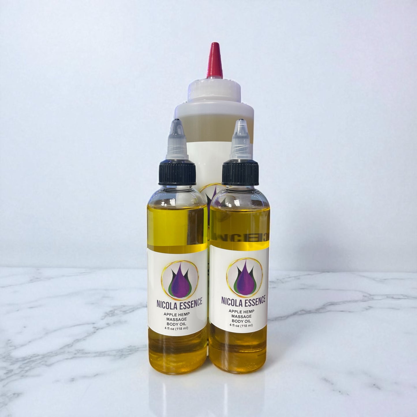 NEW-Apple Hemp Oil Available in 4 and 16 oz