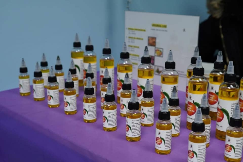 NEW-Peach Hair Growth Oil Available in 1 and 4 oz