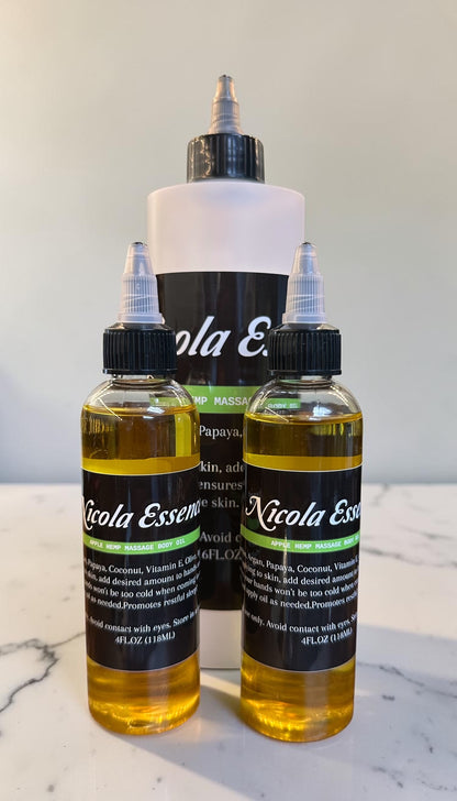 NEW-Apple Hemp Oil Available in 4 and 16 oz