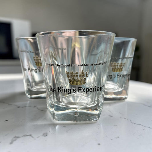 King's Experience Scotch Glasses by Lady Lynn's Designs