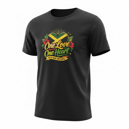One Love, One Heart Shirt W/Flower