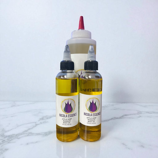 NEW-Apple Hemp Oil Available in 4 and 16 oz
