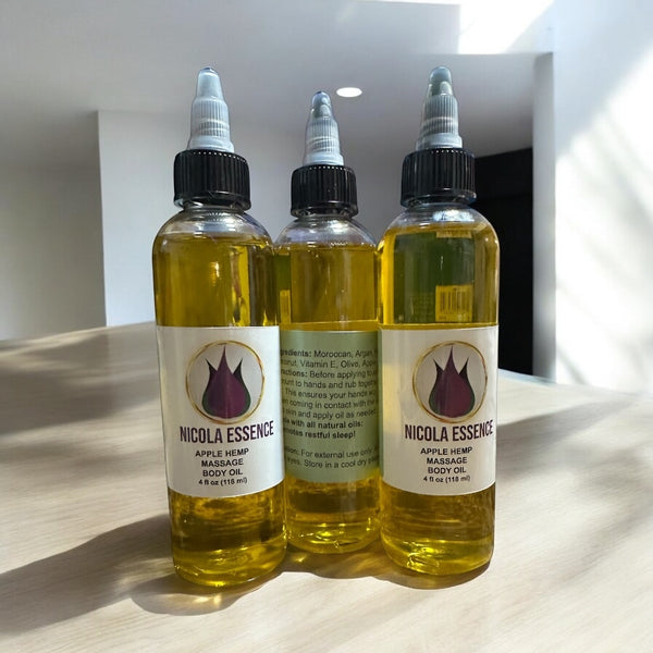 NEW-Apple Hemp Oil Available in 4 and 16 oz